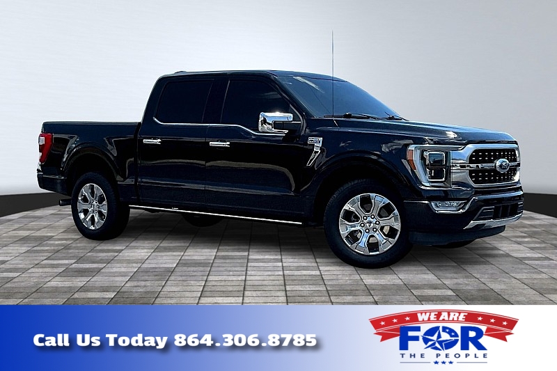 Used 2021  Ford F-150 2WD Platinum SuperCrew 5&period;5' Box at The Gilstrap Family Dealerships near Easley&comma; SC