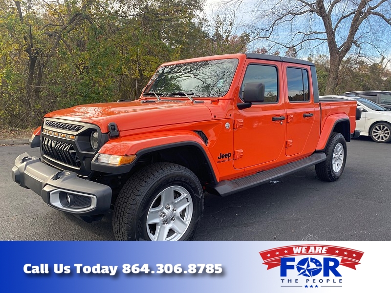 Used 2020  Jeep Gladiator Crew Cab Sport S at The Gilstrap Family Dealerships near Easley, SC