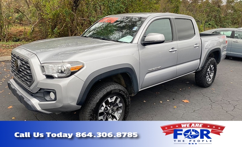 Used 2021  Toyota Tacoma 4WD TRD Off Road Double Cab 5' Bed V6 AT (Natl) at The Gilstrap Family Dealerships near Easley, SC