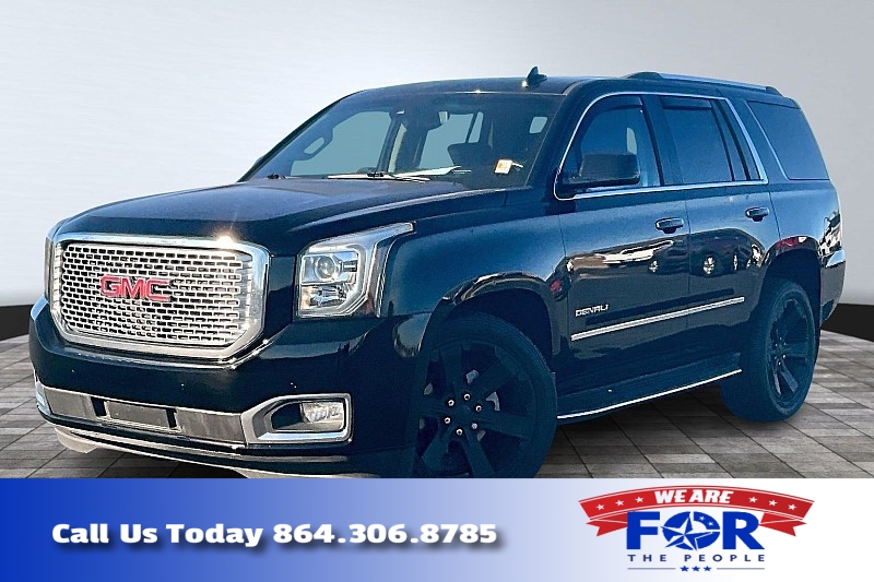 Used 2017  GMC Yukon 4d SUV 4WD Denali at The Gilstrap Family Dealerships near Easley&comma; SC