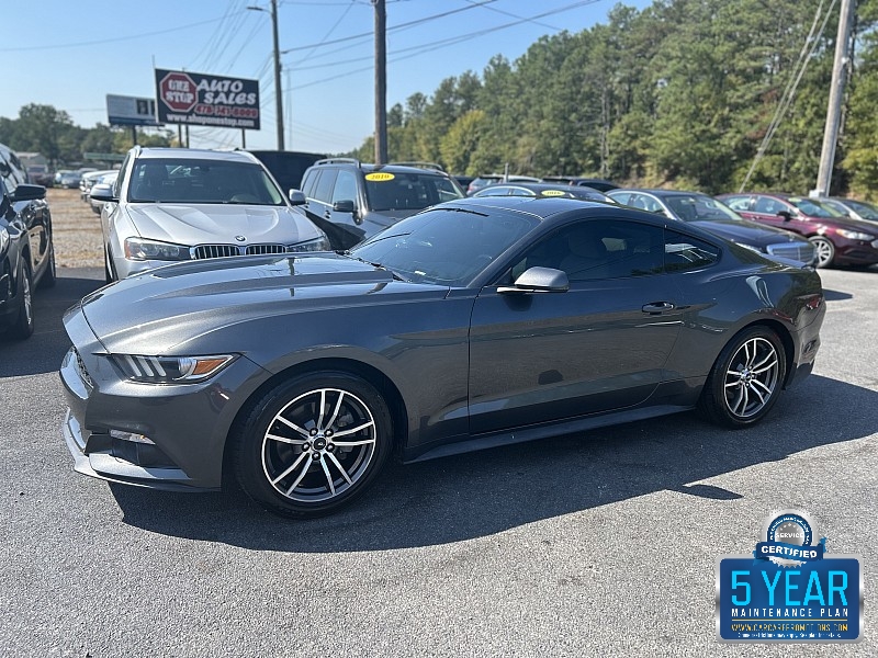 Used 2017  Ford Mustang 2d Fastback EcoBoost Premium at One Stop Auto Sales near Macon, GA