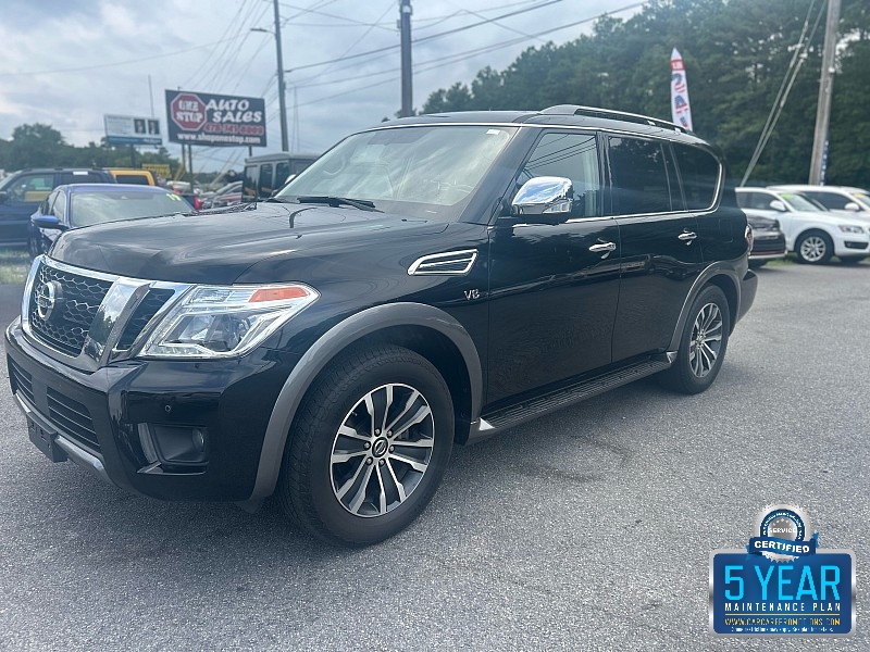 Used 2020 Nissan Armada 4d SUV AWD SL at One Stop Auto Sales near Macon, GA
