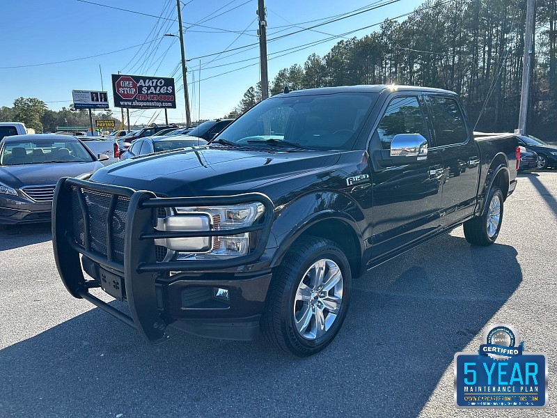 Used 2019  Ford F-150 4WD SuperCrew Platinum 5 1/2 at One Stop Auto Sales near Macon, GA