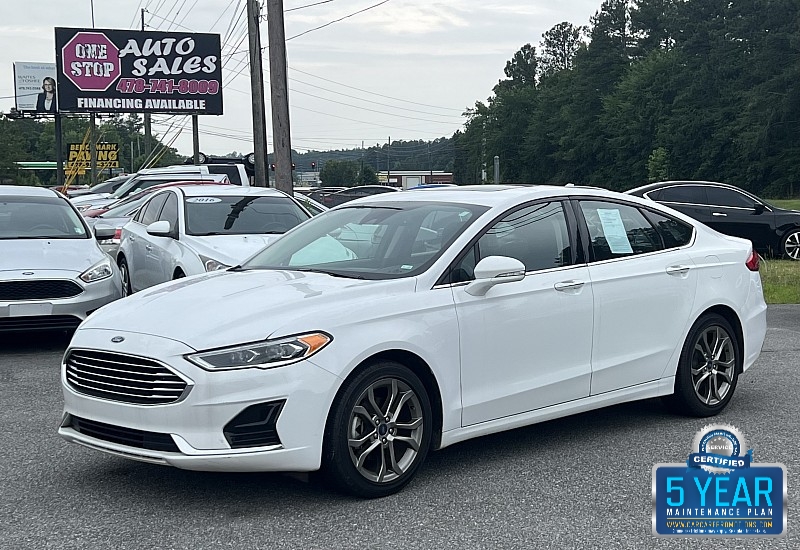 Used 2020  Ford Fusion 4d Sedan FWD SEL at One Stop Auto Sales near Macon, GA