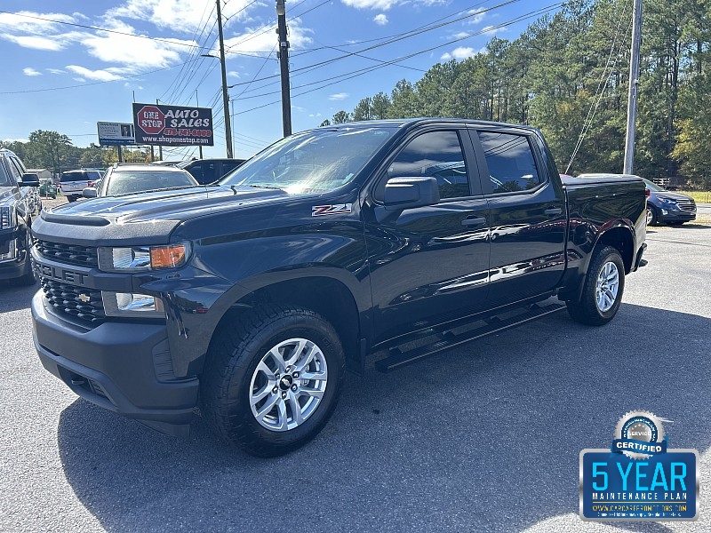 Used 2021  Chevrolet Silverado 1500 4WD Crew Cab 147" Custom at One Stop Auto Sales near Macon, GA