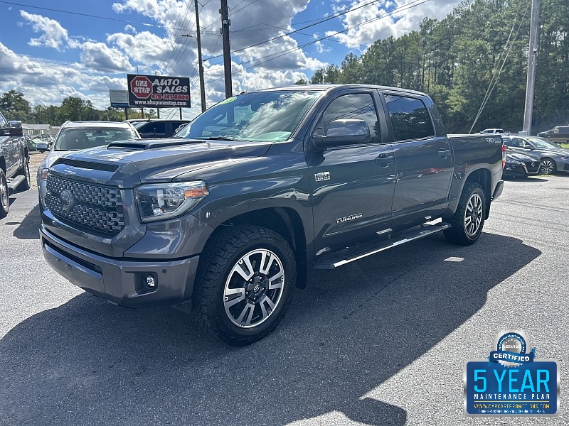 Used 2018  Toyota Tundra 4WD CrewMax SR5 5.7L FFV at One Stop Auto Sales near Macon, GA