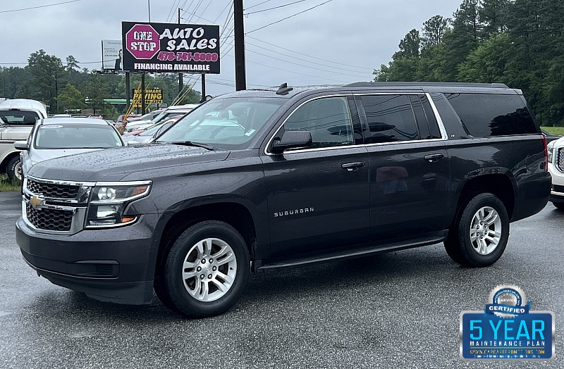 Used 2018  Chevrolet Suburban 4d SUV 4WD LT at One Stop Auto Sales near Macon, GA