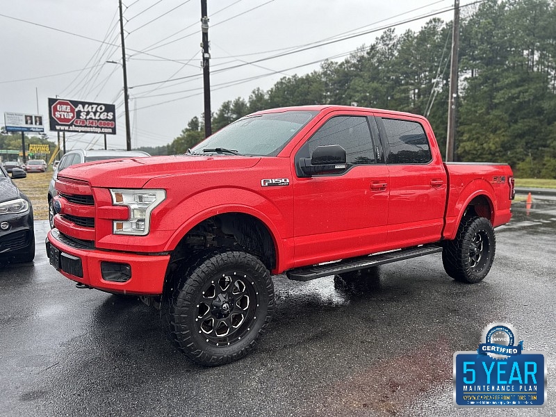 Used 2015  Ford F-150 4WD Supercrew Lariat 5 1/2 at One Stop Auto Sales near Macon, GA