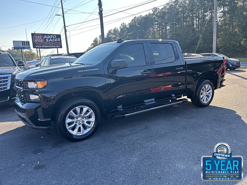 Used 2020  Chevrolet Silverado 1500 2WD Crew Cab Custom at One Stop Auto Sales near Macon, GA