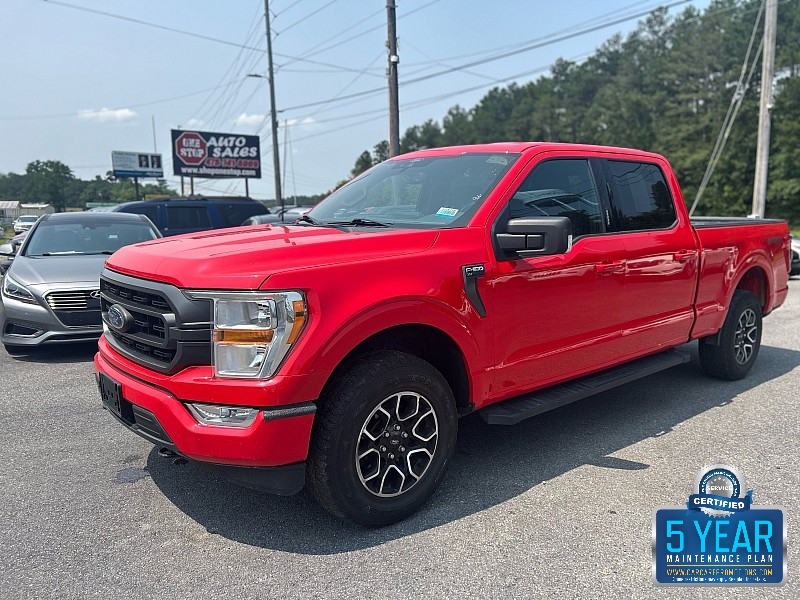 Used 2021  Ford F-150 4WD XLT SuperCrew 5.5' Box at One Stop Auto Sales near Macon, GA