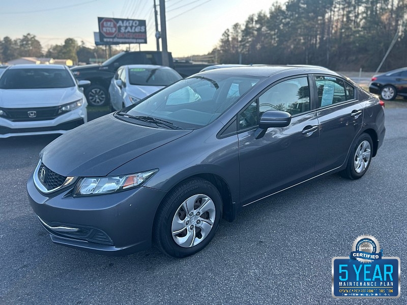 Used 2014  Honda Civic Sedan 4d LX CVT at One Stop Auto Sales near Macon, GA