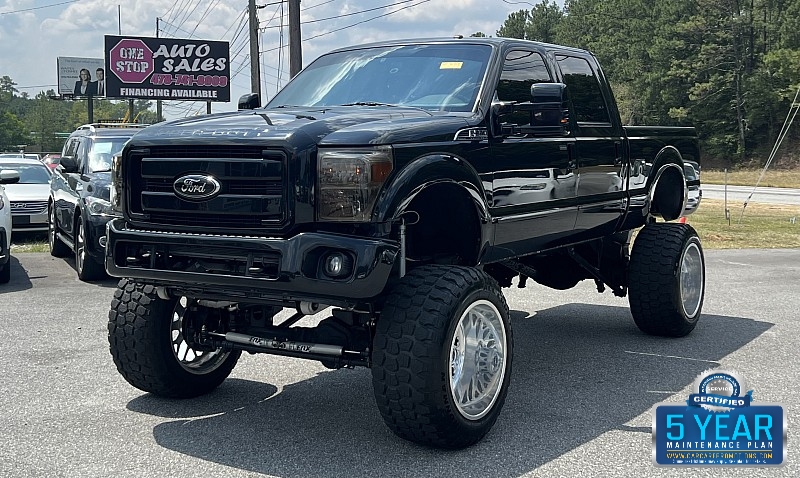 Used 2012  Ford Super Duty F-250 4WD Crew Cab Lariat at One Stop Auto Sales near Macon, GA