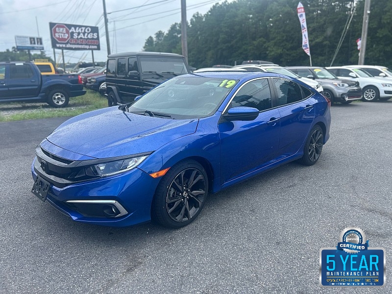Used 2019 Honda Civic Sedan 4d Sport CVT at One Stop Auto Sales near Macon, GA