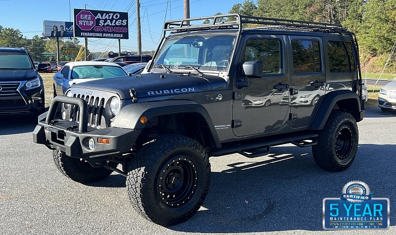 Used 2017  Jeep Wrangler Unlimited 4d Convertible Rubicon at One Stop Auto Sales near Macon, GA