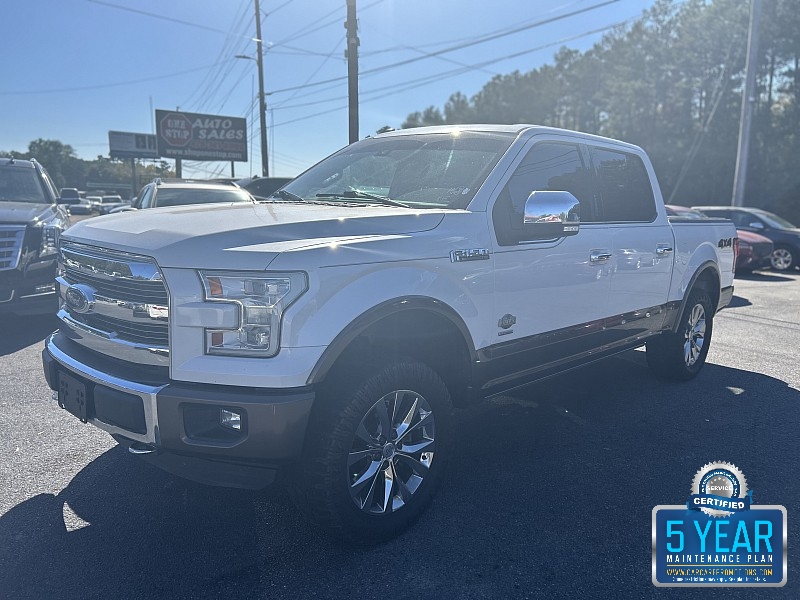 Used 2016  Ford F-150 4WD SuperCrew King Ranch 5 1/2 at One Stop Auto Sales near Macon, GA