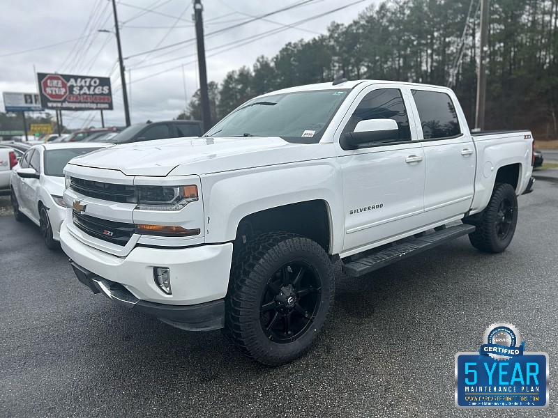 Used 2016  Chevrolet Silverado 1500 4WD Crew Cab LT Z71 at One Stop Auto Sales near Macon, GA