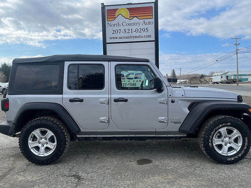 Used 2019  Jeep Wrangler Unlimited 4d SUV 4WD Sport at North Country Auto near Presque Isle, ME