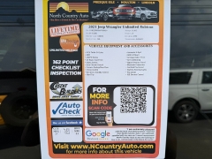 Used 2021 Jeep Wrangler Unlimited Rubicon 4x4 at North Country Auto near Presque Isle, ME