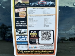 Used 2023 Nissan Altima 2.5 SV Sedan at North Country Auto near Presque Isle, ME