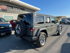 Used 2021 Jeep Wrangler Unlimited Sahara 4x4 at North Country Auto near Presque Isle, ME