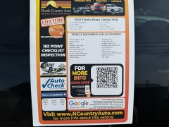 Used 2022  Toyota Sienna Limited AWD 7-Passenger at North Country Auto near Presque Isle, ME