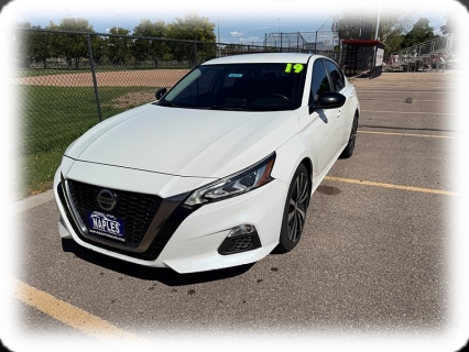 Used 2019 Nissan Altima 4d Sedan FWD 2.5L SR at Naples Auto Sales near Vernal, UT
