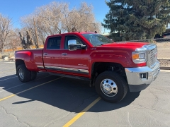 Used 2015  GMC Sierra 3500 4WD Crew Cab SLT Duramax Plus DRW at Naples Auto Sales near Vernal&comma; UT