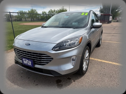 Used 2022 Ford Escape Titanium Hybrid AWD at Naples Auto Sales near Vernal, UT