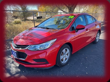 Used 2018 Chevrolet Cruze 4d Sedan LS Auto at Naples Auto Sales near Vernal, UT