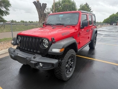 Used 2022  Jeep Wrangler Unlimited Willys 4x4 at Naples Auto Sales near Vernal&comma; UT