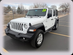  2020 Jeep Wrangler Unlimited 4d SUV 4WD Sport S at Naples Auto Sales near Vernal&comma; UT