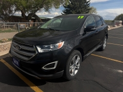 Used 2017  Ford Edge 4d SUV AWD Titanium EcoBoost at Naples Auto Sales near Vernal&comma; UT