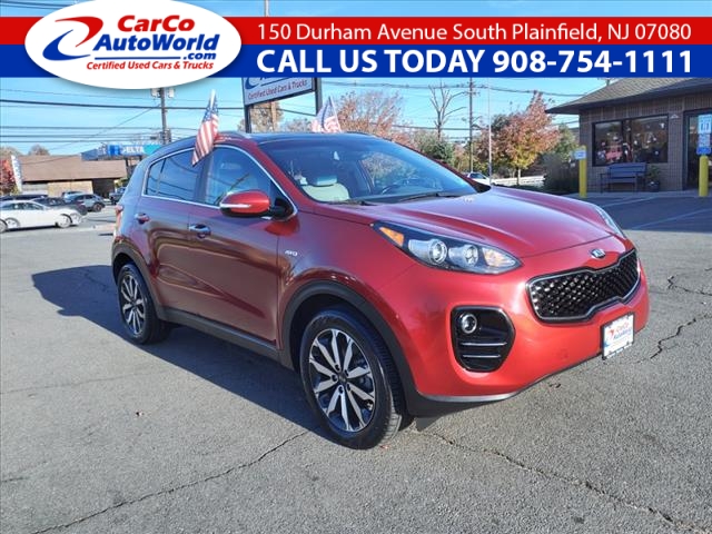 Used 2017  Kia Sportage 4d SUV AWD EX at CarCo Auto World near South Plainfield, NJ