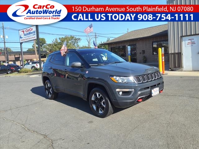 Used 2018  Jeep Compass 4d SUV 4WD Trailhawk at CarCo Auto World near South Plainfield, NJ