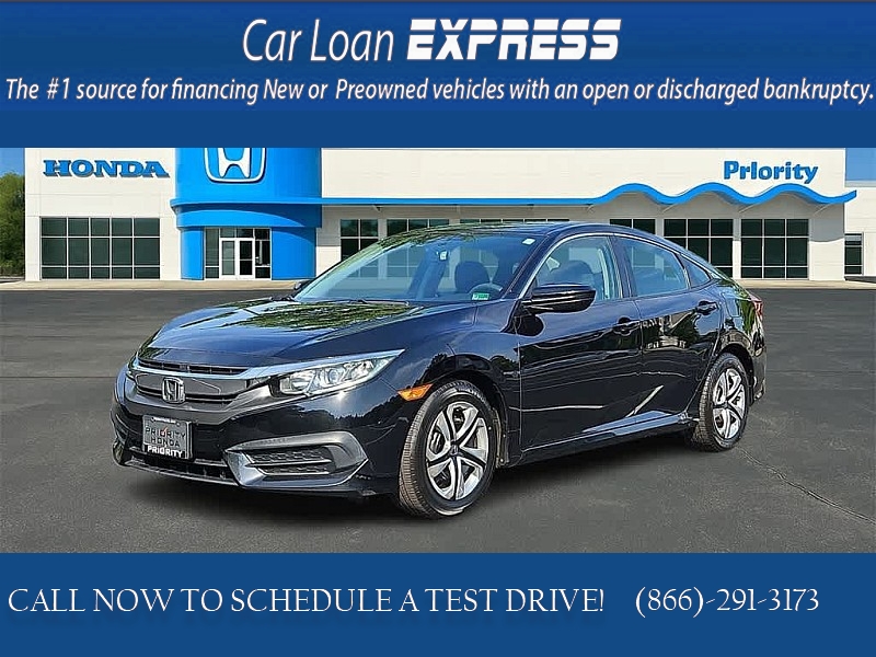 Used 2017  Honda Civic Sedan 4d LX CVT at CarloanExpress.Com near Hampton, VA