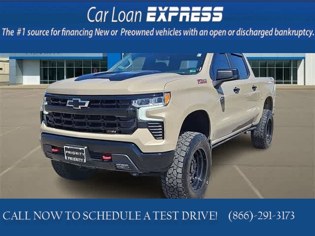 Used 2023  Chevrolet Silverado 1500 4WD Crew Cab 147" LT Trail Boss at CarloanExpress.Com near Hampton, VA