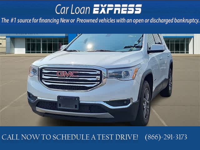 Used 2018  GMC Acadia 4d SUV AWD SLT-1 at CarloanExpress.Com near Hampton, VA