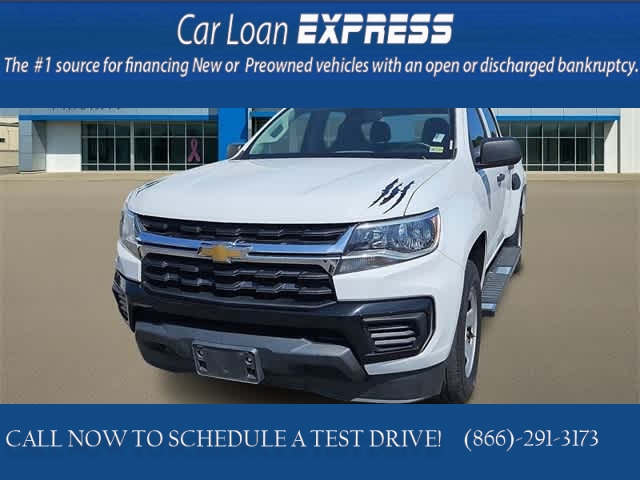 Used 2022  Chevrolet Colorado 2WD Crew Cab 128" Work Truck at CarloanExpress.Com near Hampton, VA