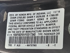 Used 2015  Honda Civic Sedan 4d EX at CarloanExpress&period;Com near Hampton&comma; VA