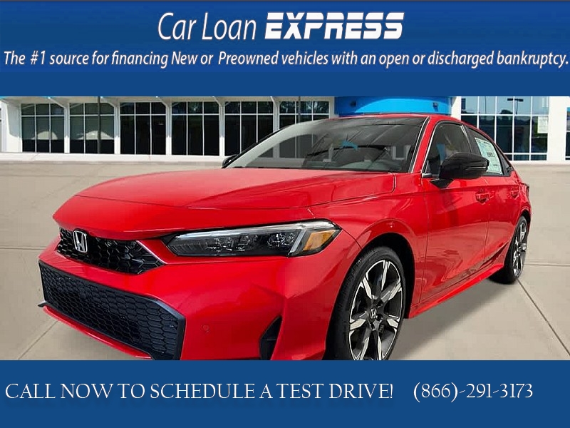 New 2025  Honda Civic Sedan Hybrid Sport Touring CVT at CarloanExpress.Com near Hampton, VA