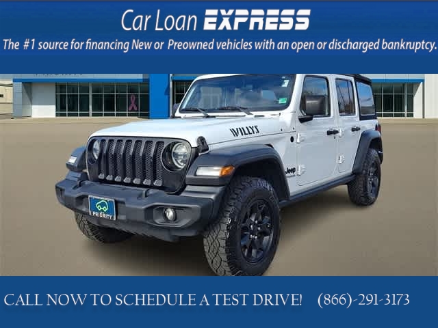 Used 2020  Jeep Wrangler Unlimited Willys 4x4 at CarloanExpress&period;Com near Hampton&comma; VA