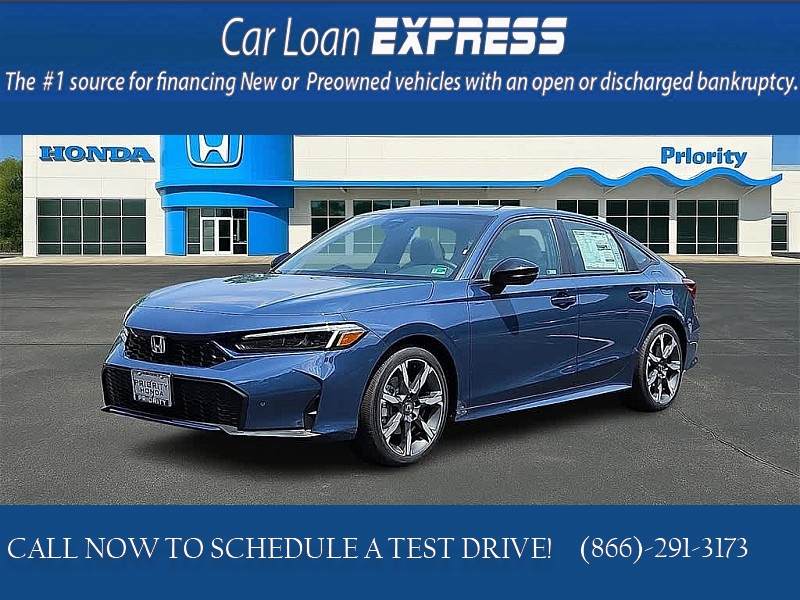 New 2026  Honda Civic Sedan Hybrid Sport Touring CVT at CarloanExpress&period;Com near Hampton&comma; VA