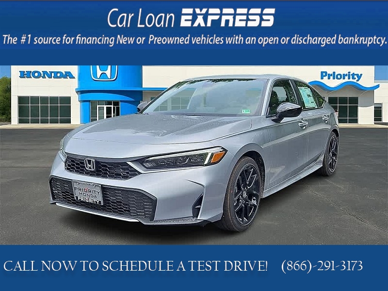 New 2025  Honda Civic Sedan Hybrid Sport CVT at CarloanExpress.Com near Hampton, VA