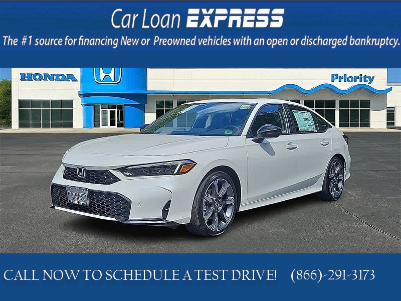 New 2026  Honda Civic Sedan Hybrid Sport Touring CVT at CarloanExpress&period;Com near Hampton&comma; VA