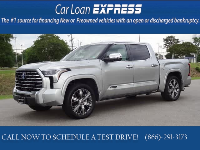 Used 2023  Toyota Tundra Hybrid 4WD Capstone CrewMax 5.5ft Bed at CarloanExpress.Com near Hampton, VA