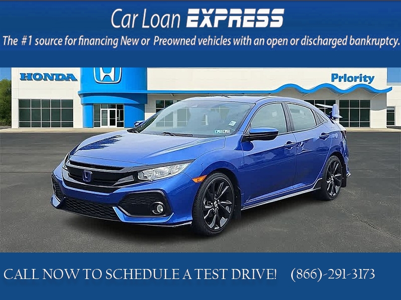 Used 2019  Honda Civic Hatchback 4d Sport CVT at CarloanExpress.Com near Hampton, VA