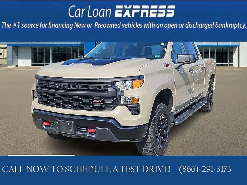 Used 2022  Chevrolet Silverado 1500 4WD Crew Cab 147" Custom Trail Boss at CarloanExpress&period;Com near Hampton&comma; VA