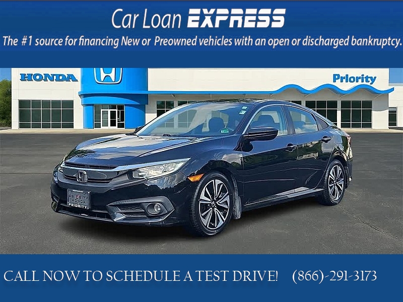 Used 2017  Honda Civic Sedan 4d EX-T CVT at CarloanExpress.Com near Hampton, VA