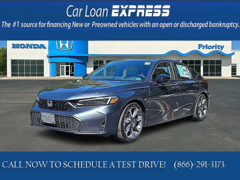 New 2026  Honda Civic Hatchback Hybrid Sport Touring CVT at CarloanExpress&period;Com near Hampton&comma; VA