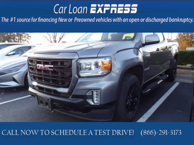 Used 2021  GMC Canyon 4WD Crew Cab 141" Elevation at CarloanExpress.Com near Hampton, VA